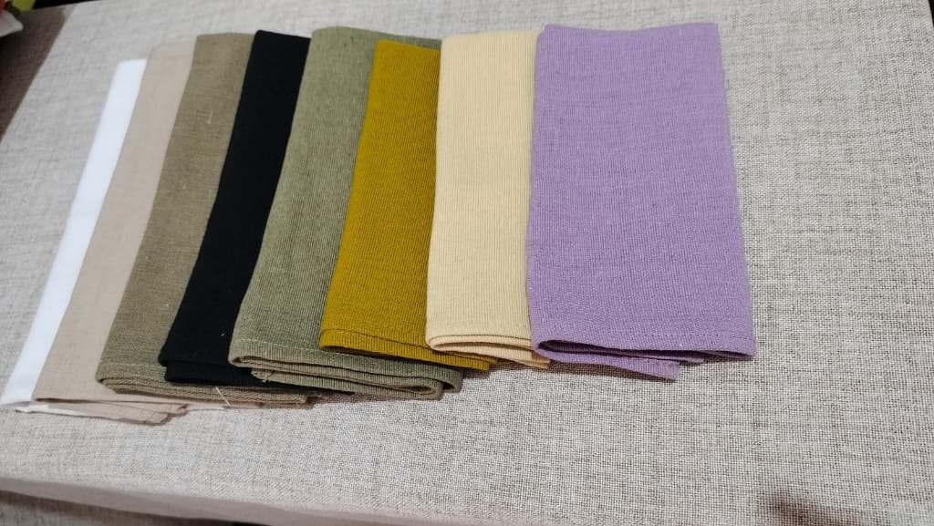 Custom F&B Linen Atelier Craftsmanship & Fabric Swatches Bali