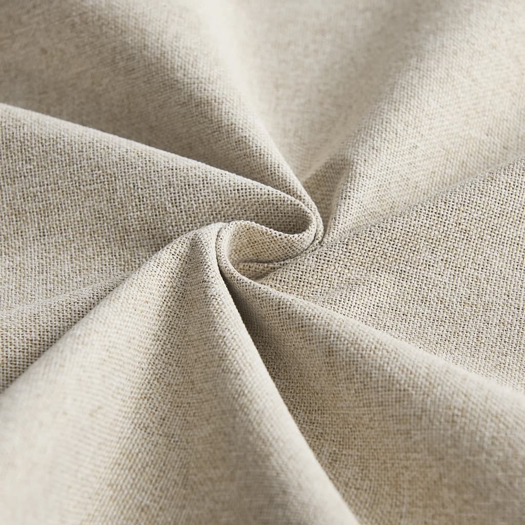 Raw Organic Flax Textile Weave